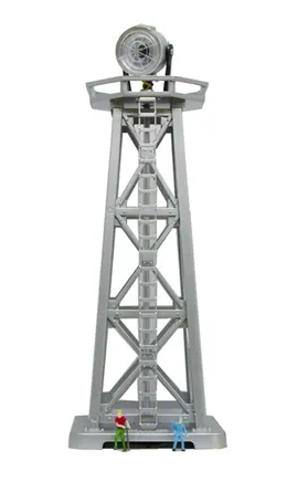 MODEL POWER #2631 N Scale SEARCHLIGHT TOWER BUILT-UP - LIGHTED