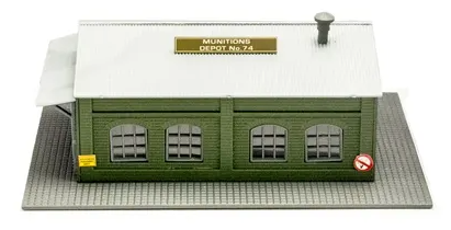 MODEL POWER #2595 N Scale U.S. ARMY MUNITIONS DEPOT - BUILT-UP
