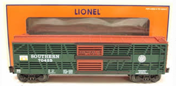 Lionel 52342 Southern Stock Car with Pig sounds #3356