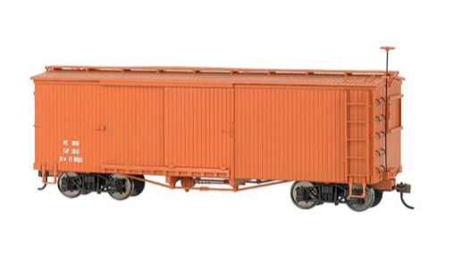 Bachmann 160-27098 Wood Boxcar - Spectrum(R) -- Data Only (Mineral Red) ON30