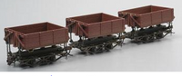 Bachmann 160-29801 Wood Side-Dump Car 3-Pack - Ready to Run - Spectrum(R) -- Painted, Unlettered (Boxcar Red)