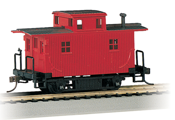 Bachmann 18449 HO Scale Painted Unlettered Old-Time Bobber Caboose