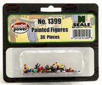 Model Power 1399 N Scale Figures 36 Pieces