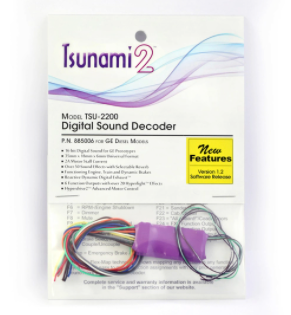 Soundtraxx Tsunami TSU-2200 Sound Decoder, 2 Amp Steam 884007