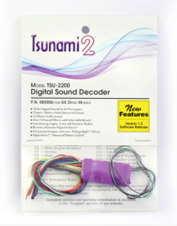Soundtraxx Tsunami Sound Decoder 2 Amp GE Diesel