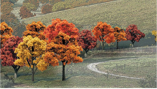 Woodland Scenics TR1576 - Fall Colors - 23/pkg - 2" - 3" (5.08 cm - 7.62 cm)