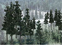 Woodland Scenics TR1581 - Conifer Colors - 24/pkg - 4" - 6" (10.1 cm - 15.2 cm)