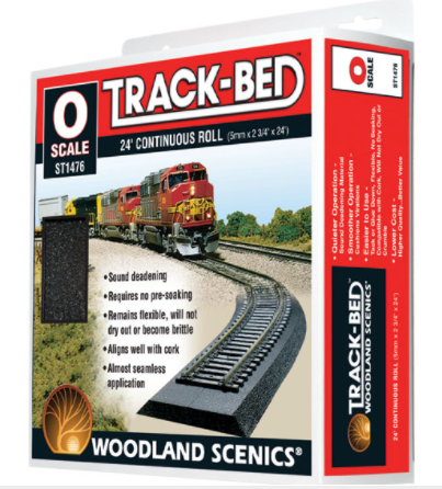 Woodland Scenics 1476 Track-Bed™ Roll - O Scale