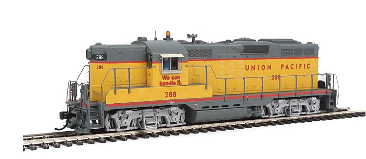 Walthers Proto HO EMD GP9 Phase II - LokSound 5 Sound and DCC -- Union Pacific(R) #288 (Armour Yellow, gray, red)