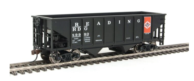 WalthersTrainline Part # 931-1842 HO Coal Hopper - Ready to Run -- Reading