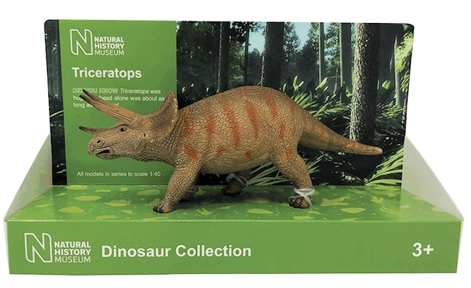 BACTW29104 Triceratops 1:40 scale model London Natural History Museum