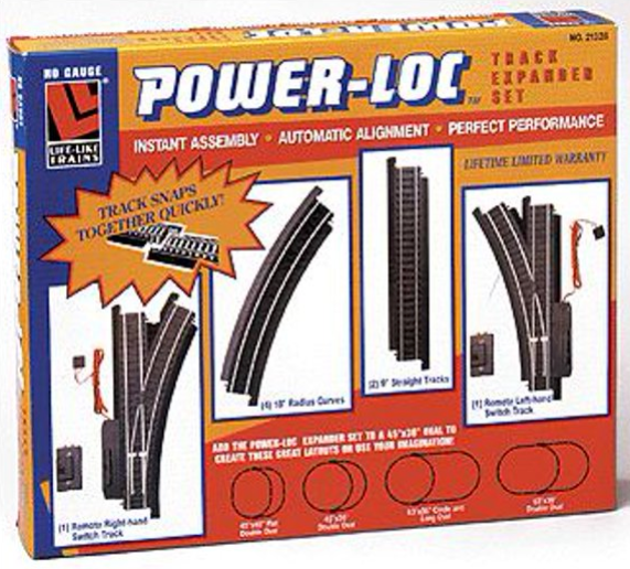 Used Power-Loc 21328 HO  Steel Track Expansion Set
