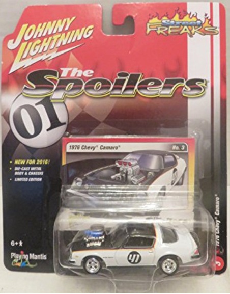 Johnny Lightning The Spoilers 01 1976 Chevy Camaro No.3 Street Freaks White 2016 Series Die-Cast LE