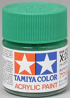 Tamiya X-28 Park Green Gloss Finish Acrylic Paint (23ml)