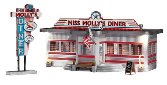 Woodland Scenics 4956 - Miss Molly's Diner - N Scale