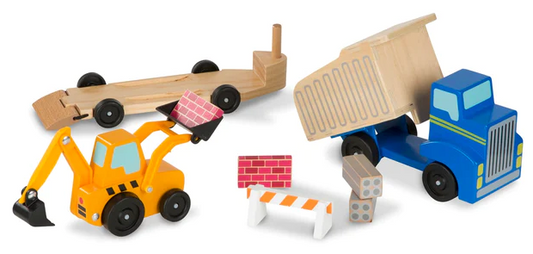 Melissa & Doug 2757 Classic Toy Dump Truck & Loader