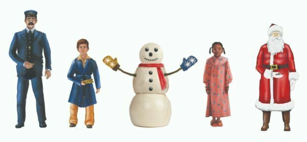 Lionel 1830010 Polar Express Snowman & Children People 5 PK O Gauge