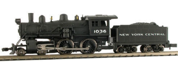 Model Power 876301 N Gauge New York Central Steam Locomotive - Black (876301)