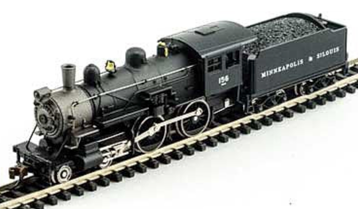 Model Power 876281 N Minneapolis & St. Louis 4-4-0 American DCC with Sound