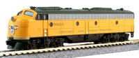 Kato N 106104 C&NW EMD E8A DCC Ready and Pullman Bi-Level ‘400’ Train 6-Unit Set
