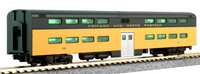 Kato N 106104 C&NW EMD E8A DCC Ready and Pullman Bi-Level ‘400’ Train 6-Unit Set