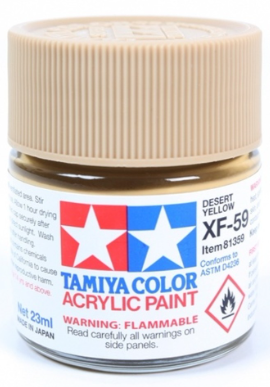 Tamiya 81359 - XF-59 - Desert Yellow - 23ml Acrylic