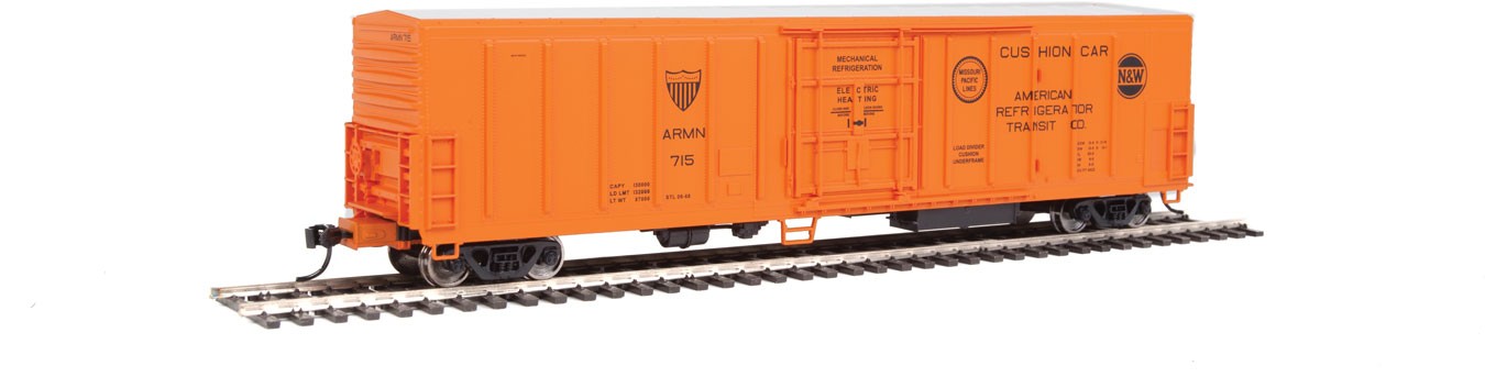 Walthers Mainline HO 910-3901 57' Mechanical Reefer American Refrigerator Transit ARMN #715