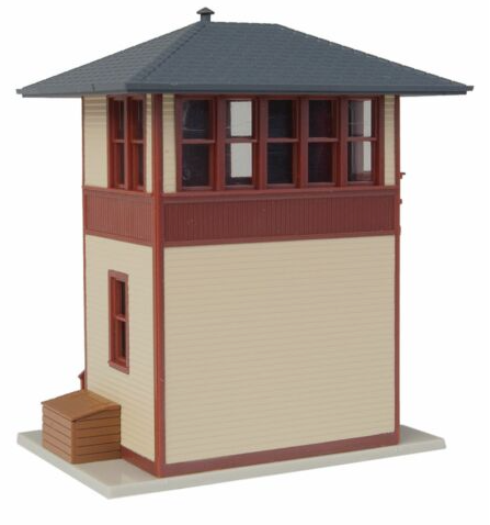 WalthersTrainline Part # 931-810 HO Trackside Signal Tower -- Assembled - 2-7/8 x 2-3/16 x 3-1/4" 7.3 x 5.5 x 8.2cm