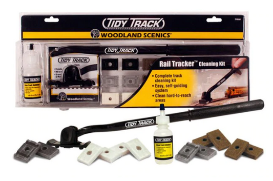 track cleaning system